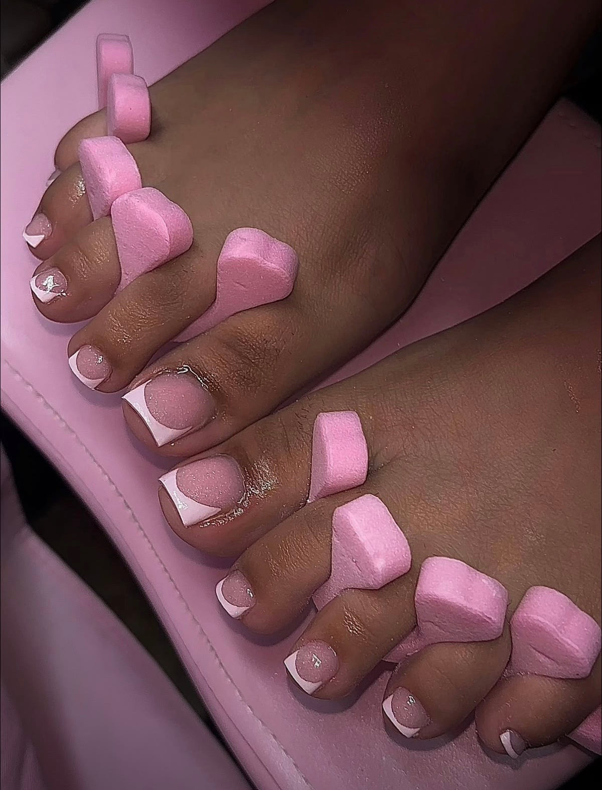 French toenails