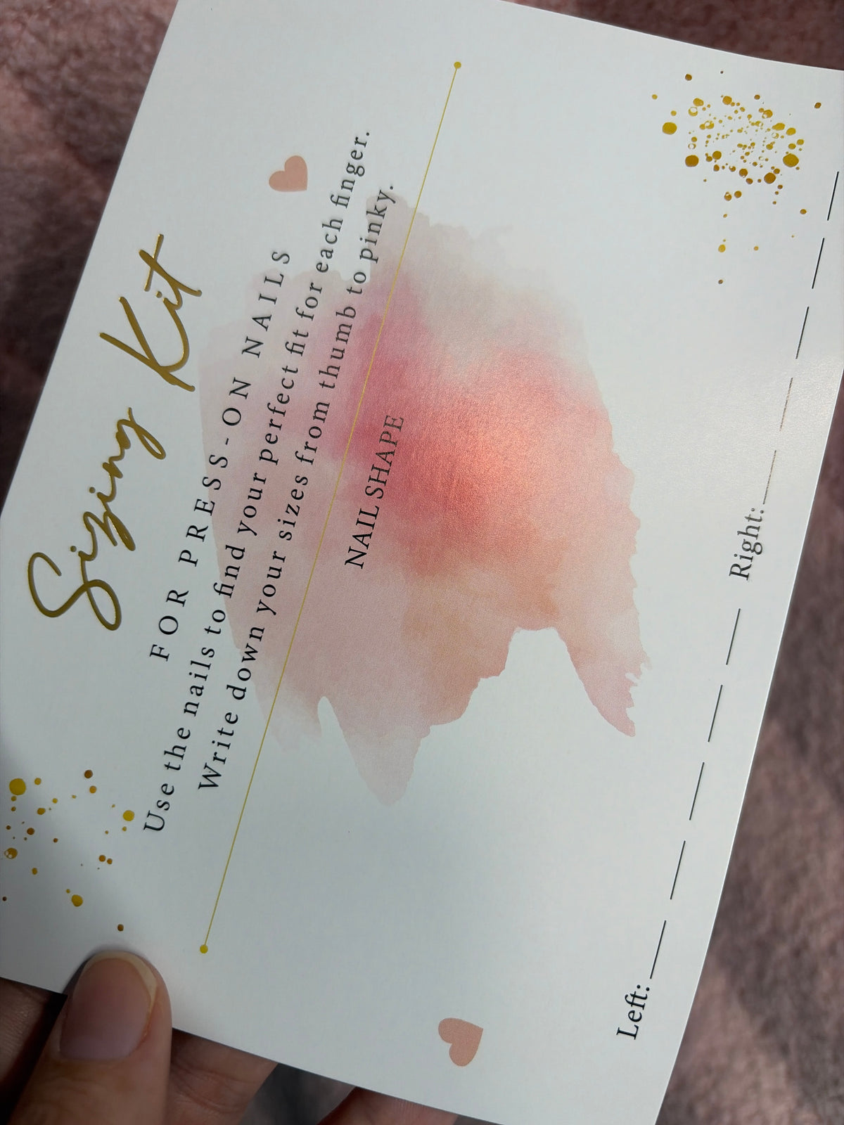 Nail sizing kit